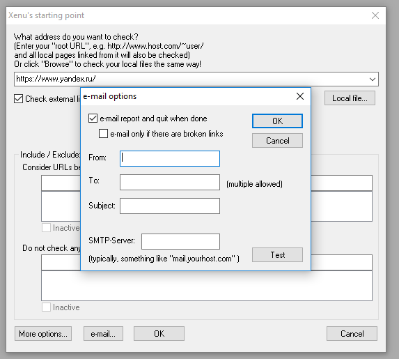 Как работать с Xenu Как работать с Xenu